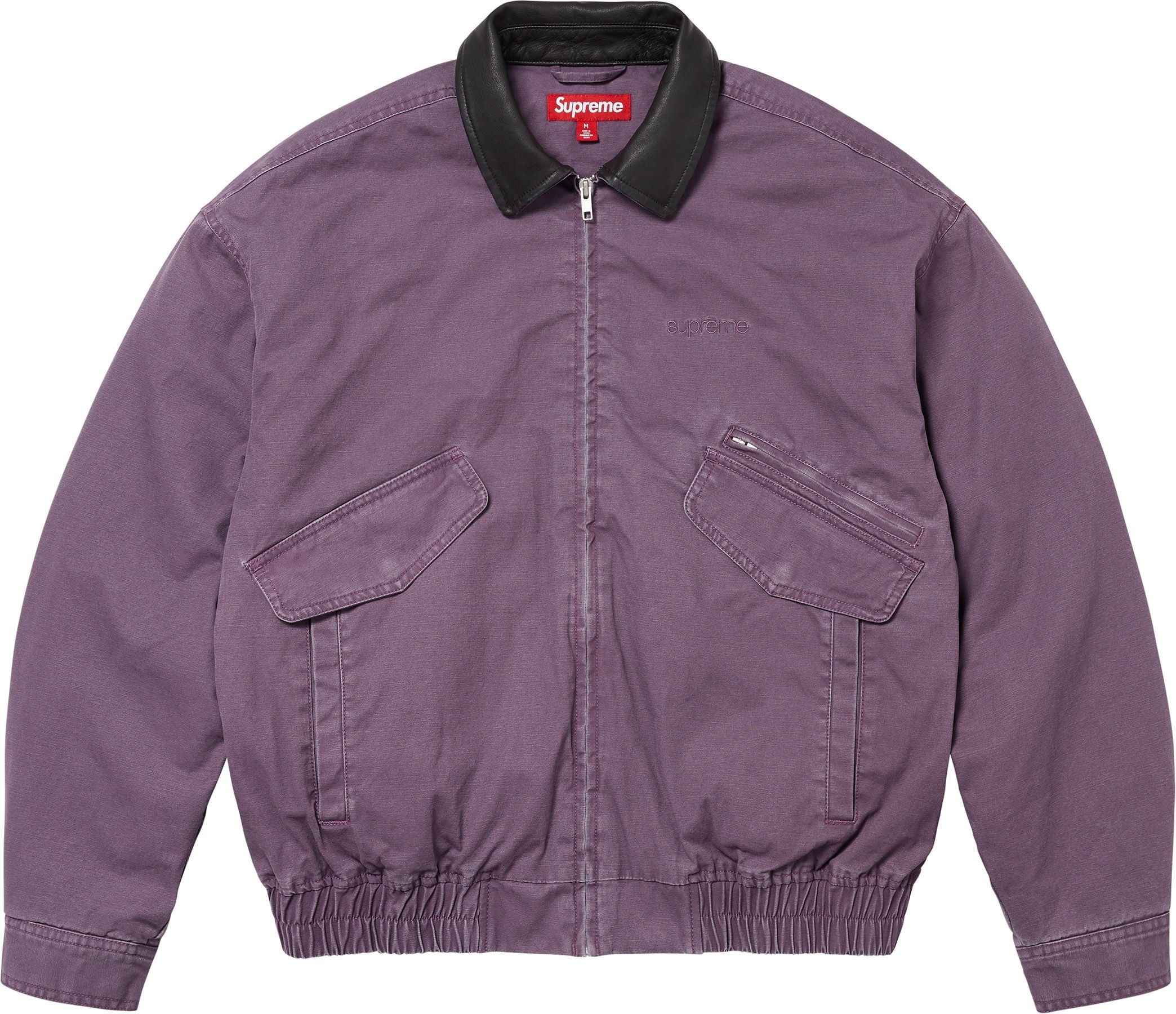 Leather Collar Utility Jacket view 12